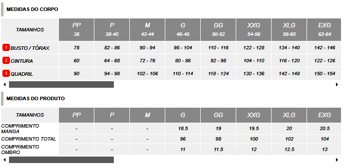 medidas soulojista 12